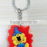 Cute Good Quality Cartoon Customized Pendant Soft PVC Keychain