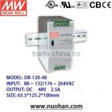 120W 48V DIN Rail power supply Mean Well 120W 48V Industrial DIN Rail Power Supply