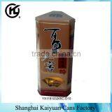 High Quality Triangle Wine Gift Tin Can Box thumbnail-1