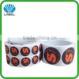 2015 Hot Sale Cheap Label Roll , Custom Logo Sticker With Pantone Color thumbnail-1