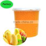 Mango Juice Popping Boba for Bubble Tea and Beverage Mixing thumbnail-1