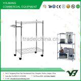 2015 Hot Sell NSF 50KGS 30x14 Inch 3 Layer Chrome Light Duty Wire Supermarket Rack (YB-WS042) thumbnail-2