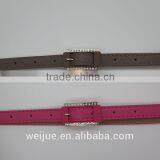 Stylish Simple Skinny Belt With Diamonds for Women thumbnail-2