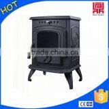 Light Real Flame Imitation Burning Wood Stove With Cast Iron Grates thumbnail-1
