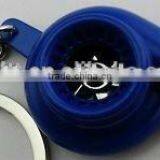 Painting Blue Turbo Keychains Tuning Keychain, Custom Keychain