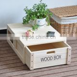 paulownia wood lightweight slide drawer