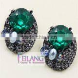 Fashion Earrings Alloy Earrings Exaggerated Retro Stud Earrings thumbnail-1