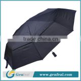 Popular auto open&close windproof glassfiber ribs 3 fold advertising umbrellas for brand promotion