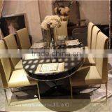 Arm Dining Chair From Ymq JC11-02 for Luxury Dining Room Furniture- JL&C Furniture thumbnail-3