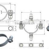 Hot Dip Galvanized Steel Pole Clamp thumbnail-1