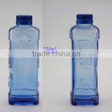 Grey Frosted Glass Bottle 750ml Soda Water Glass Bottle Glass Oil Vinegar Bottle thumbnail-1