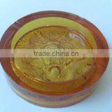 Liuli Glazecolor Crystal Ashtray Smoking With Engraved Logo Color (R-1007 thumbnail-1