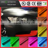 best price 1.52*20m mirror chrome wrap vinyl film with air bubble free stretchable
