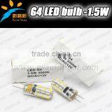 2700K Warm White G4 Led Bulb 24pcs Epistar 3014 Leds Car Interior Light 12V AC/DC 1.5W