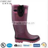 (CH.W020) Custom Manufacturing Cheap Women Rubber Boots Wholesale