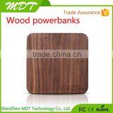Wood/Bamboo Wireless Power Bank, Wireless Charger in Power Bank for Smartphone thumbnail-2