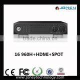 Network Video Recorder 16 Channel RS485 DVR P2P DVR