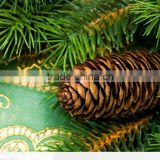 Decorative Pinecone Craft For Christmas Tree Decoration Natural Glitter Pinecone