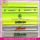 Custom Printing PVC Reflective Slap Band Bracelets thumbnail-1