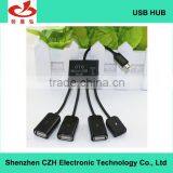 2015 New Micro USB OTG Charge HUB 4 in 1 Cable Charging Charger Host Adapter For Samsung Galaxy S3 S4 S5 Note 3