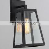 village style 2016 hotel corridor and outdoor Wall Lamp with black Finish UL CUL ETL CE ROHS