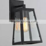 village style 2016 hotel corridor and outdoor Wall Lamp with black Finish UL CUL ETL CE ROHS