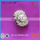 Wholesale Bulk Metal Crystal Rhinestone Fashion Button Rhinestone Button for Wedding