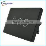 AU/US Standard 118mm 3gang Wall Electronic Power Switch