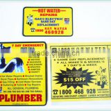 Custom advertising business fridge magnet card