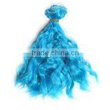 Colorful Synthetic Curly Hair Piece for BJD Doll Wig thumbnail-4