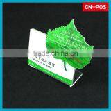 Displayed Acrylic Showcard Holder for Hang