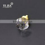 Gold Finish Jewelry Box Crystal Beads Knobs thumbnail-2