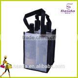 Promotional Oganza Wine Bag,nonwoven Wine Bag Bag in Box,high Quality 4 Bottle Wine Bag thumbnail-1