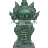Pure handmade sculpture Chinese dragon finials and ball