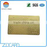 Custom Size Golden Color Metal Business Card thumbnail-2
