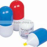 Capsule Pill Shaped Highlighters/colorful Highlighter Pen thumbnail-3