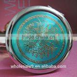 Metal Folding Pocket Mirror Portable Cosmetic Mirror thumbnail-1