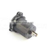 White 5V 3A USB Charger Socket, Double Port USB Socket* thumbnail-3