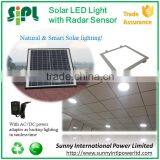 15 Watt Solar Panel Powered Lighting Square Flat Led Panel Sensor Light thumbnail-1