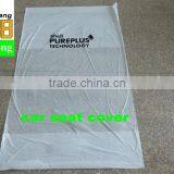 LDPE White Color Plastic Disposable Car Seat Cover for Front Seat thumbnail-1