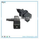 C20 Left Angle to C19 Power Cable - Server Power Cord thumbnail-1