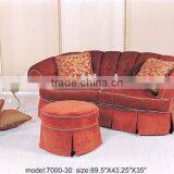 Genuine Leather Sofa Set. Small Table. Two Seat Sofa. Three Seat Sofa. Leather Chesrerfield Sofa B48187 thumbnail-1