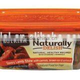 Disposable Cutom IML FDA Plastic Pet Wet Food Storage Tub thumbnail-1