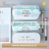 Factory Price Wholesale Canvas Zipper Printed Korean Pencil Case thumbnail-3