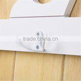 White LOVE Letters Modern Clothes Hangers Coa Track Coat Hook Hanging Wall Hanging Wooden Letter Wall Hook thumbnail-4
