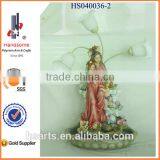 23 Inch Hot Sales Last Supper Resin Home Decor Indoor Water Fountain thumbnail-2