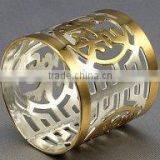 gold & silver wedding napkin ring for sale