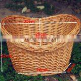 Handmade Removable Cheap Wicker Bike Basket thumbnail-2