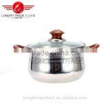 Heat Insulation Handle Stainless Steel Soup Pot Set/cooking Pot/camping Pot thumbnail-1