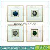 Framed Handmade Agate Shadow Box Wall Decor thumbnail-1